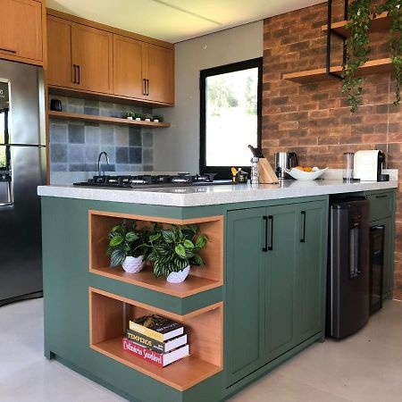 Casa Por Do Sol Com Banheira De Hidromassagem Villa Urubici Exteriör bild