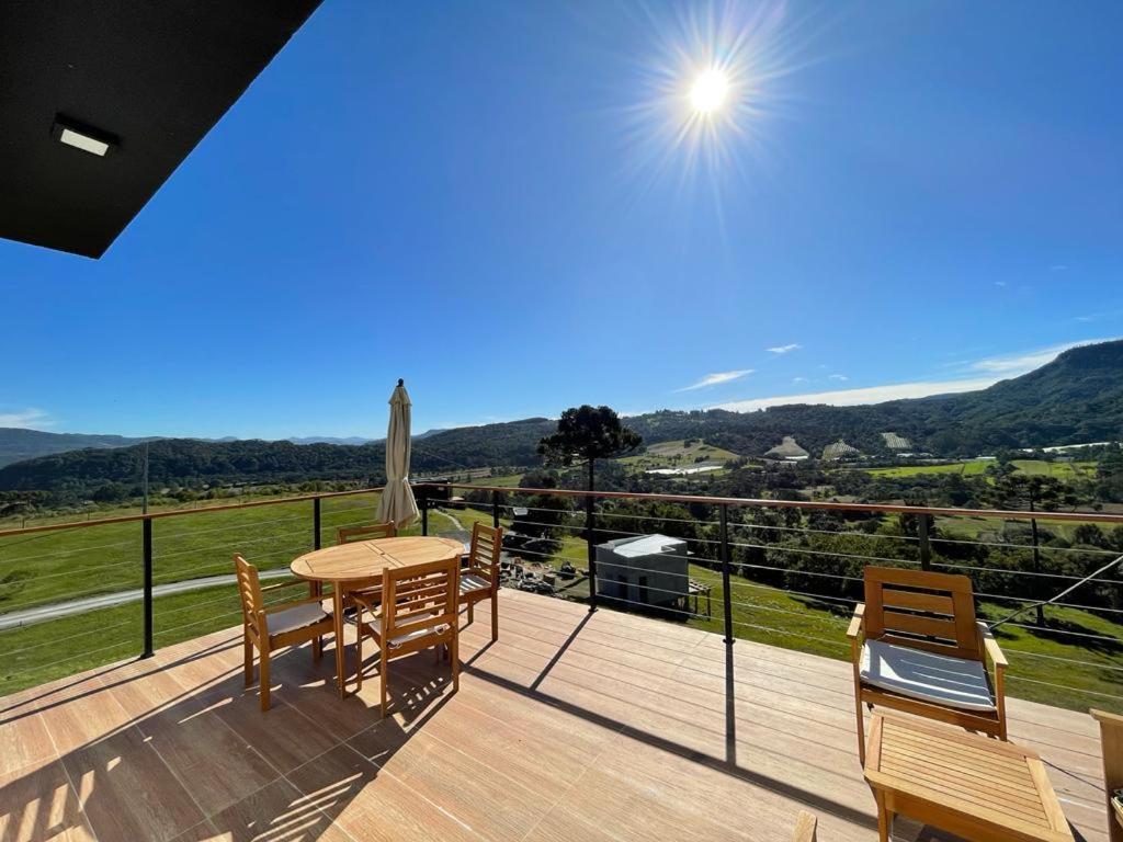 Casa Por Do Sol Com Banheira De Hidromassagem Villa Urubici Exteriör bild