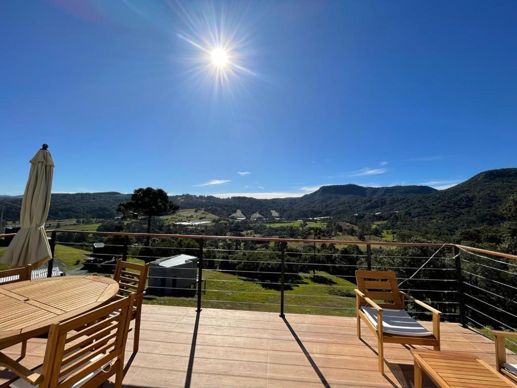 Casa Por Do Sol Com Banheira De Hidromassagem Villa Urubici Exteriör bild